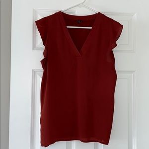 Express Dress Top - Rust Colored